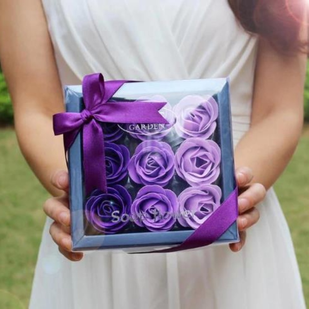 Rose Soap Gift Rose Petals Bathing Soap With Gift